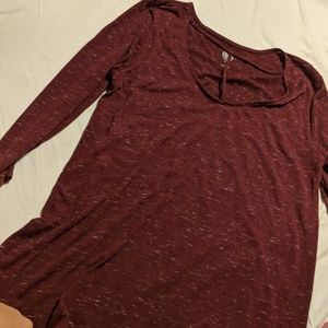 Maroon shirt